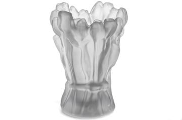 Buzlu Cam Vazo 22x22x32cm