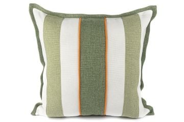 Yeşil Çizgili Yastık Kırlent 55x55