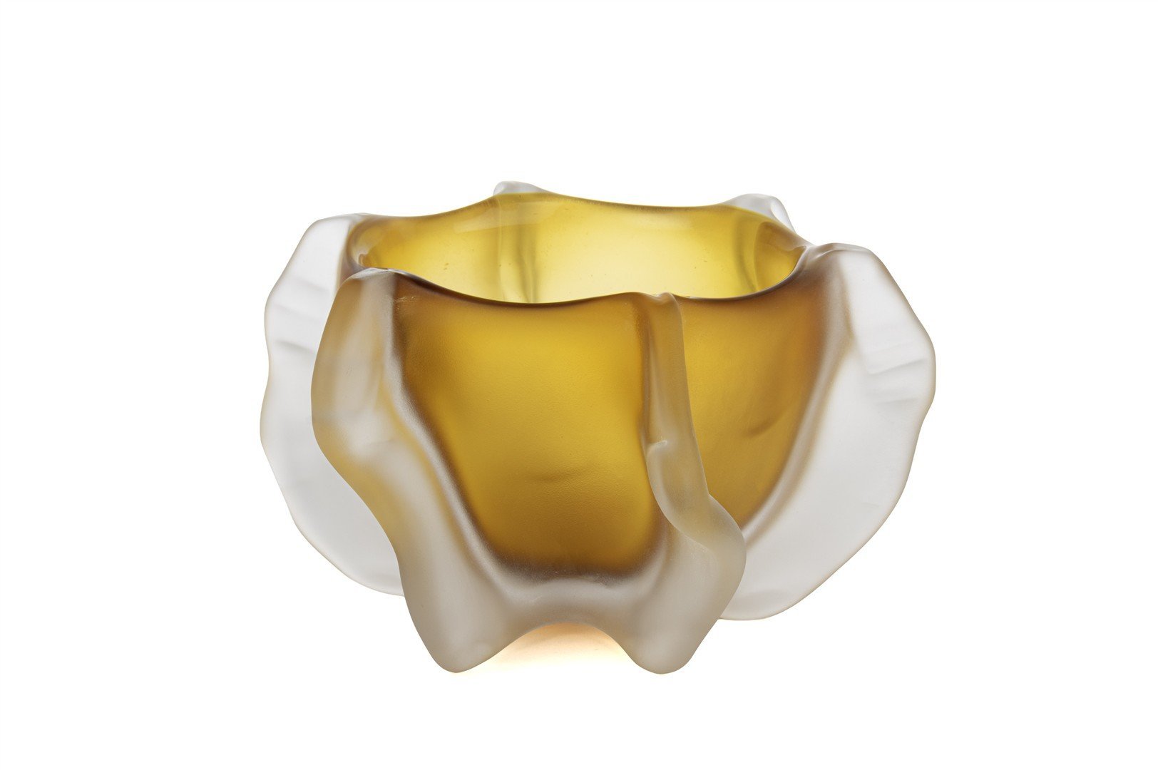 Amber Lotus Cam Vazo 25x19cm