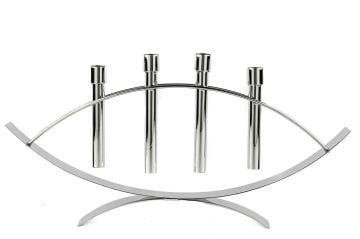 Gümüş Şamdan 51x4x26xm