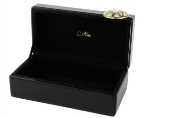 Siyah sedefli Cam Kutu 21x12x8cm