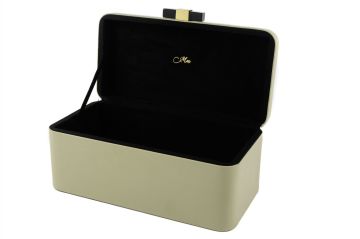 Rexene Açık yeşil deri Kutu 30x18x13cm