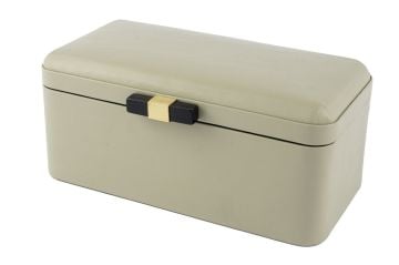 Rexene Açık yeşil deri Kutu 30x18x13cm