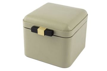 Rexene Açık yeşil deri Kutu 18x16x13cm