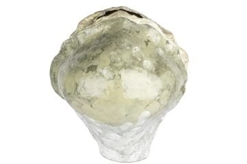 Turkuaz Doğal Doku Dekoratif Vazo 39x355cm