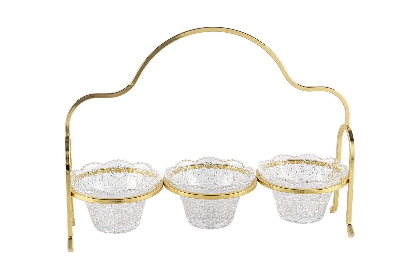 Gold Cam 3lü Çerezlik 37x28x13cm