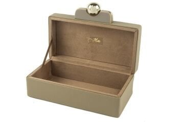 Rex Caramel Gold Kulplu Kutu 21x15x7cm