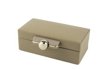 Rex Caramel Gold Kulplu Kutu 21x15x7cm