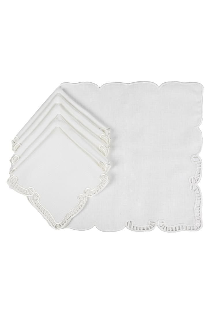 Eva Beyaz 6lı Peçete 40cm