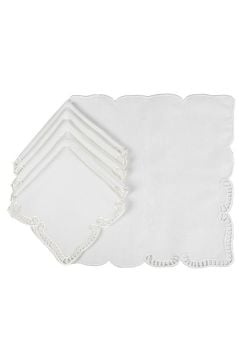 Eva Beyaz 6lı Peçete 40cm