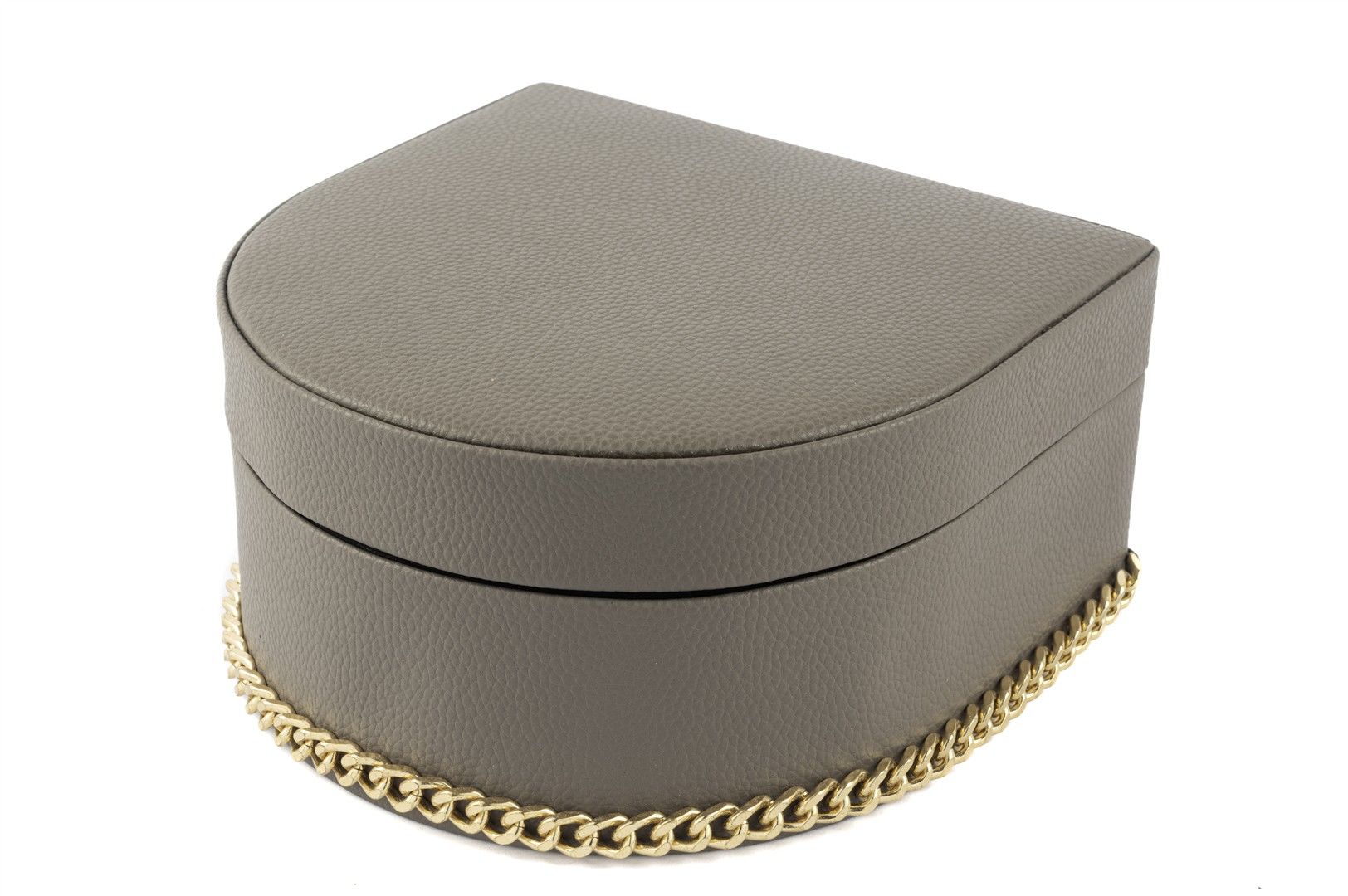 Rexene Kahve Gold Zincirli Kutu19X20X10cm