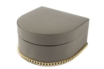 Rexene Kahve Gold Zincirli Kutu19X20X10cm