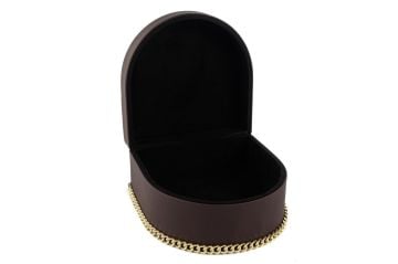 Rexene Bordo Gold Zincirli Kutu19x20x10cm