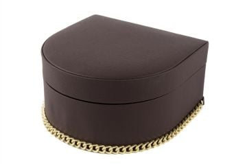 Rexene Bordo Gold Zincirli Kutu19x20x10cm