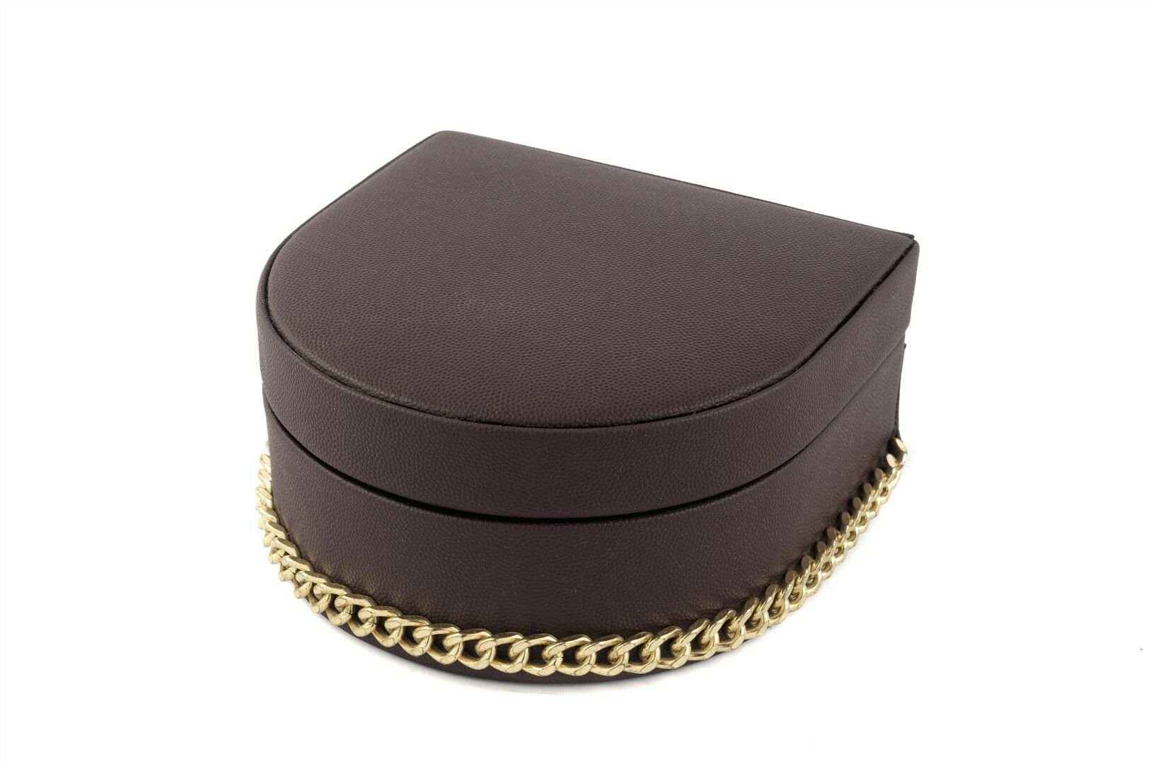 Rexene Bordo Gold Zincirli Kutu 16x16x8cm