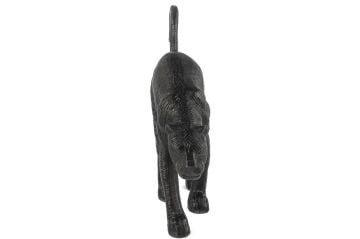 Siyah Leopar Obje 46x12x43cm