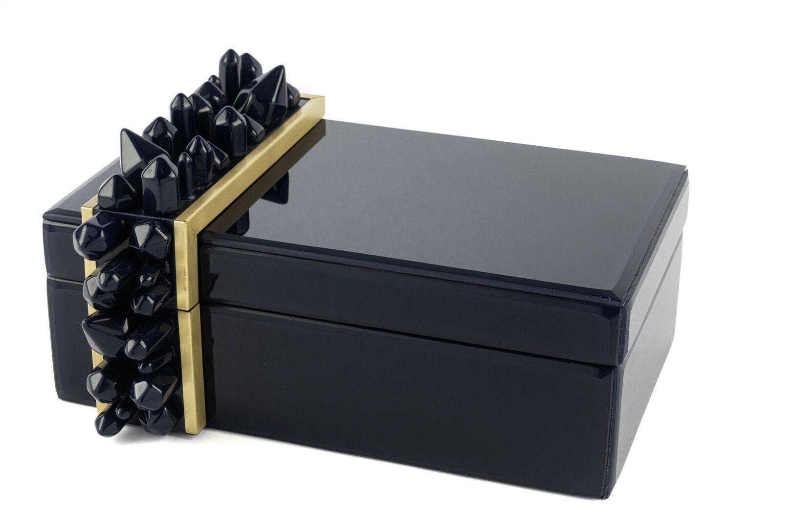 Polky Lacivert Cam Kutu 26x20x15