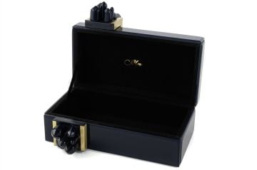 Polky Lacivert Cam Kutu 21x15x12