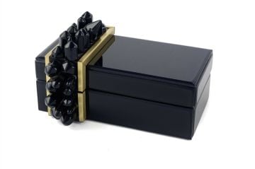 Polky Lacivert Cam Kutu 21x15x12