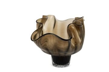 Kahve Vintage Cam Dek Kase 26x42x26cm