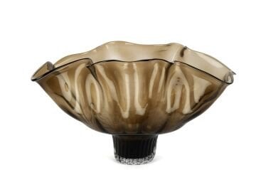 Kahve Vintage Cam Dek Kase 26x42x26cm