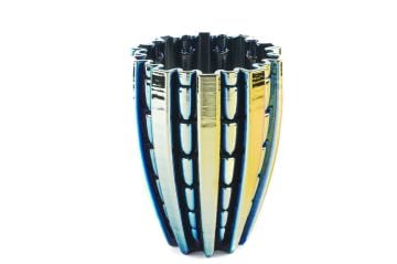 Renkli Porselen Vazo 17x23cm