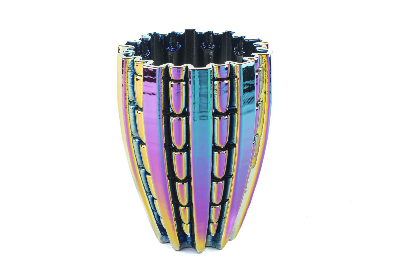 Renkli Porselen Vazo 17x23cm