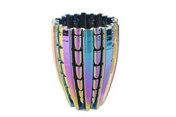 Renkli Porselen Vazo 17x23cm