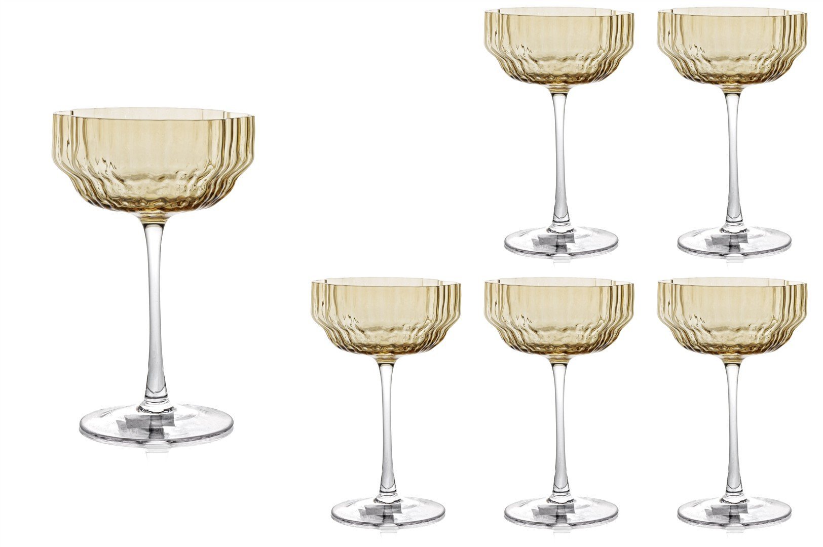 Vintage Flame 6lı Dondurma Bardağı 240ml