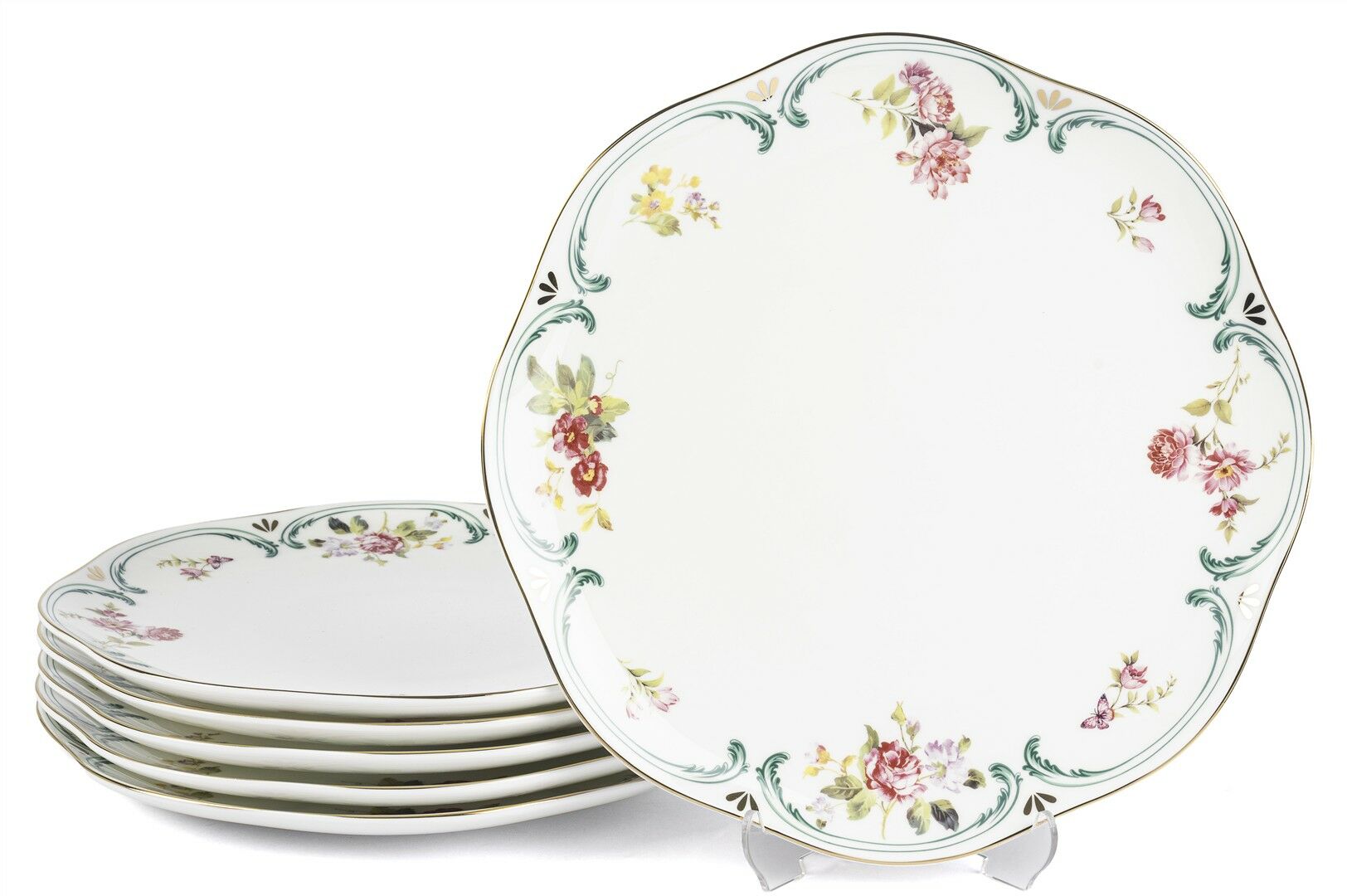 Splendor Florum 6lı Servis Tabağı 27cm