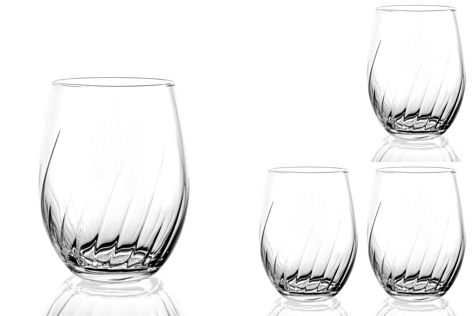 Swirly 4lü Su Bardağı 36cl