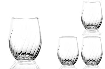 Swirly 4lü Su Bardağı 36cl