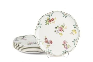 Splendor Florum 6lı Pasta Tabağı 20cm