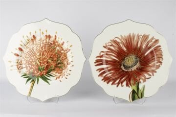 Art Of Botanical Kırmızı 2li Servis Tabağı 28cm