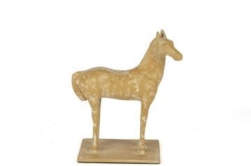 Horse Kiremit Alçı Dek Obje18x23cm