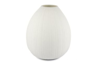 Beyaz Cam Vazo 30x31cm