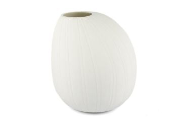 Beyaz Cam Vazo 30x31cm