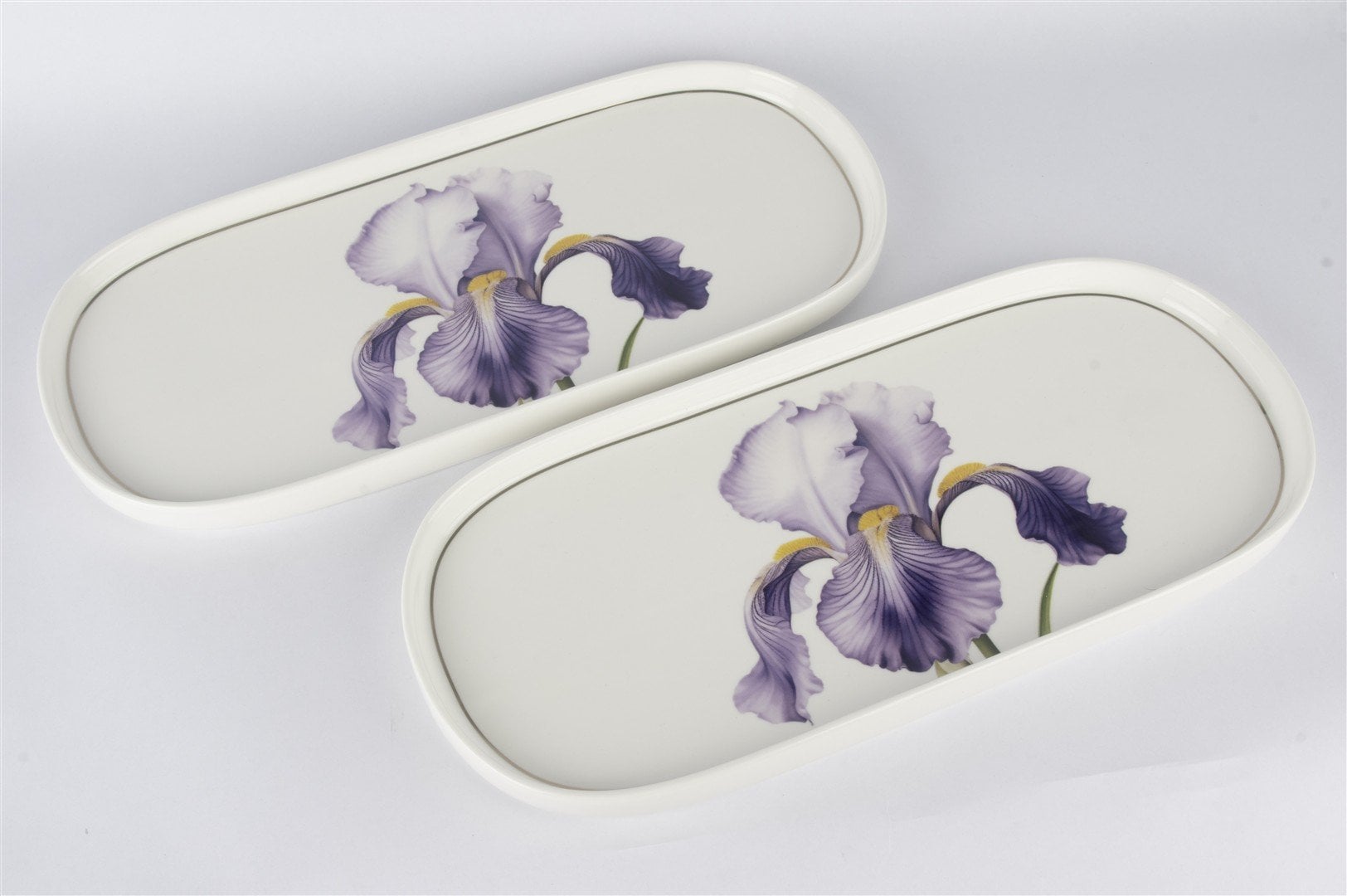Art Of Botanica Lila 2li Oval Tabak 35x15cm