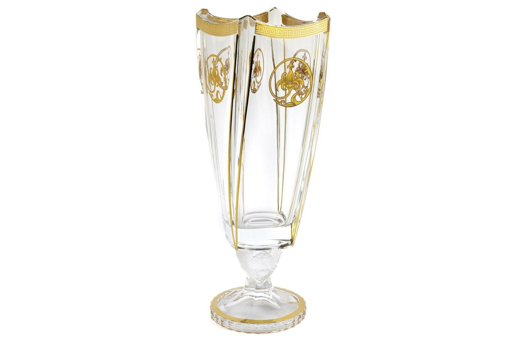 Angelic Gold Cam Ayaklı Vazo 13x41cm