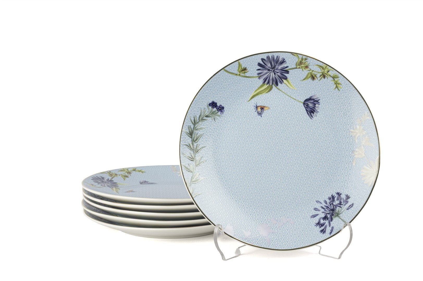 Lavender Flutter 6lı Ekmek Tabağı 15cm