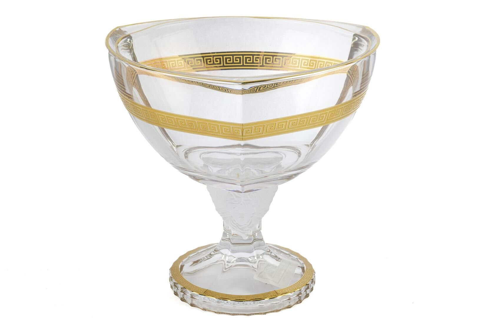 Angelic Gold Cam Ayaklı Kase 24x22cm