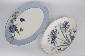 Lavender Flutter 2li Servis Tabağı 25x16cm 30x20cm