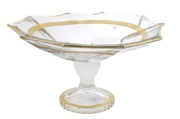 Angelic Gold Cam Ayaklı Meyvalık 35x19cm