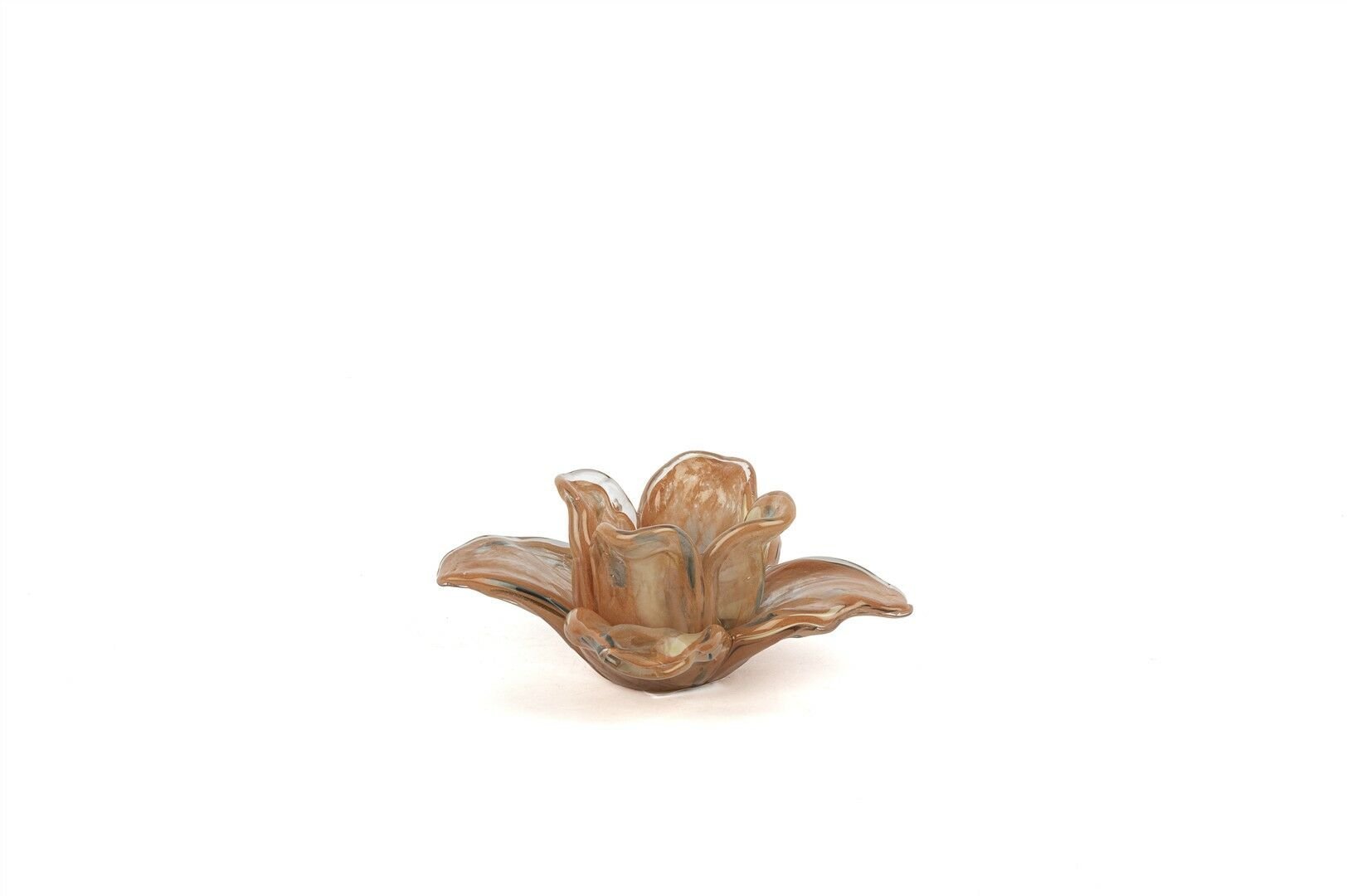 Somon Çiçek Cam Dek 16x7cm