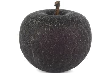 Mor Elma Cam Obje 20x20cm