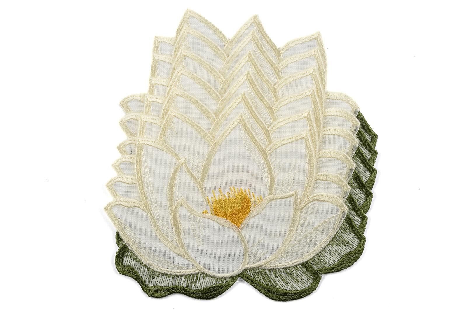 Lotus 6lı Bardak Altlığı