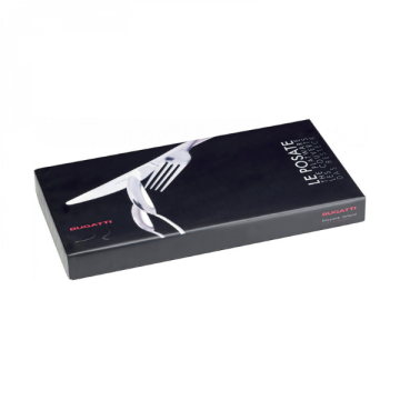 BUGATTİ Settimocielo Satin Black 30 Parça Çatal Kaşık Bıçak Seti