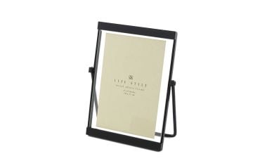 Siyah Metal Cam Çerçeve 10x15cm