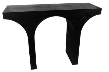 Siyah Ahşap Konsol 115x38x80cm