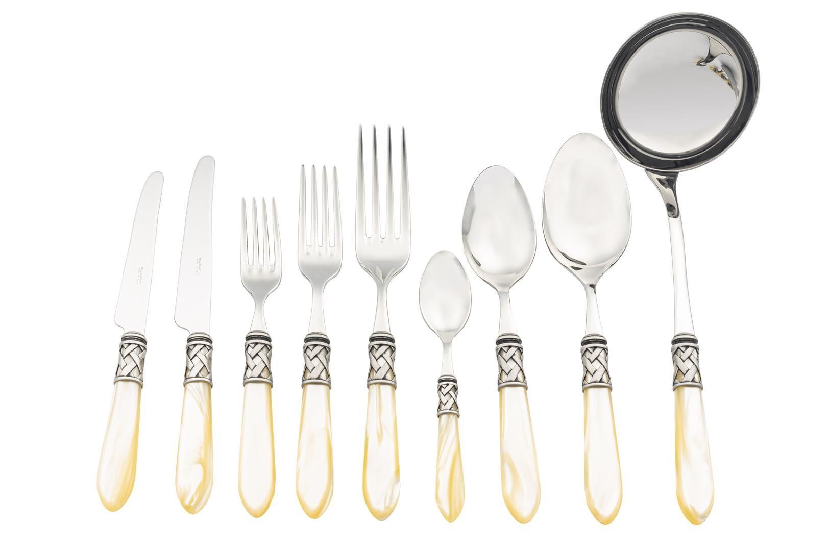 BUGATTİ Alaaddin Ivory 75 Parça Çatal Kaşık Bıçak Seti